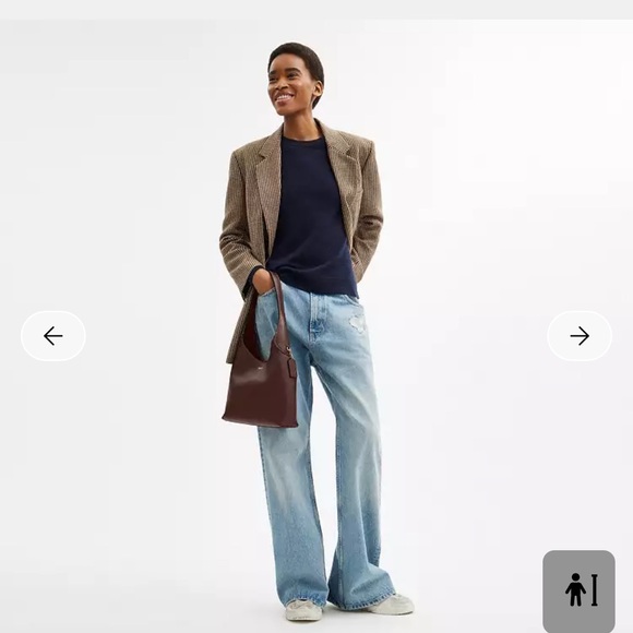 Coach Brooklyn 28 Dark Brown Leather Shoulder Bag - Picture 3 of 4